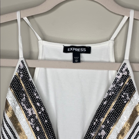 Express V Neck Bodysuit XS - Picture 2 of 4